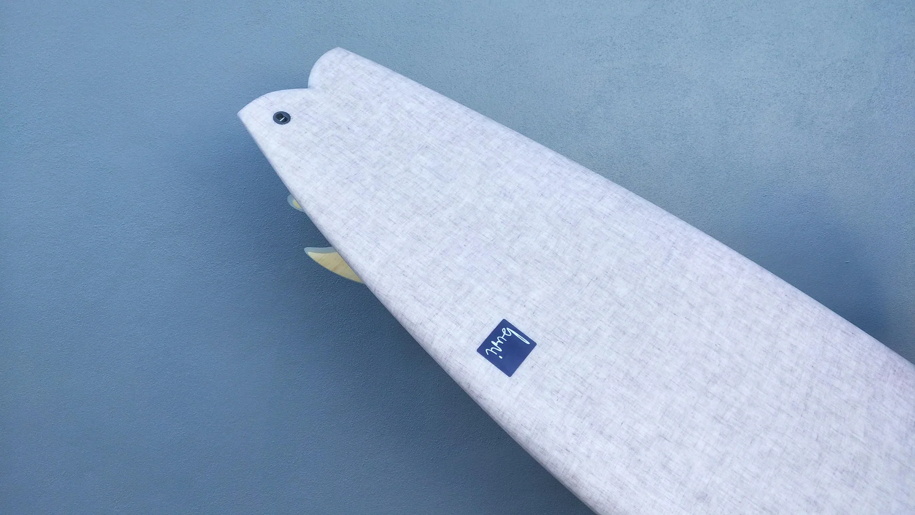 Natural-cloth fish construction detail