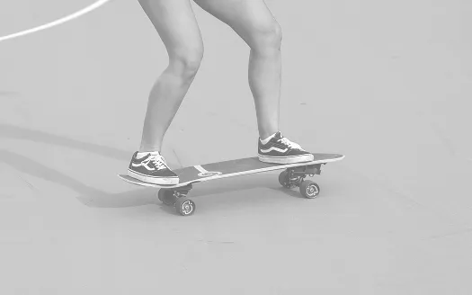 Surf skate group session